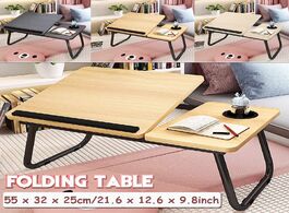 Foto van Meubels new adjustable foldable desk shelf dormitory bed laptop stand book reading studying table si
