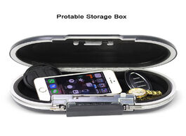 Foto van Beveiliging en bescherming mini safe box security portable personal password lock jewelry cash card 