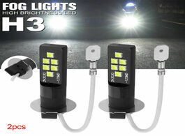 Foto van Auto motor accessoires 2pcs led fog light bulb lights h3 universal high bright 12v car accessories
