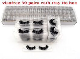 Foto van Schoonheid gezondheid 30 pairs lot visofree eyelashes fake mink no box natural false cruelty free fa