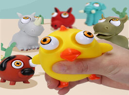 Foto van Speelgoed funny squishy animal antistress toys squeeze eye catching doll pop out mochi soft abreact 