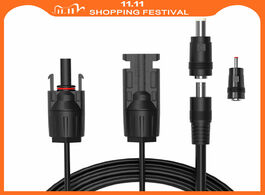 Foto van Elektronica solar charging cable extension with dc5521 dc5525 dc3513.5 connectors for jackery allpow