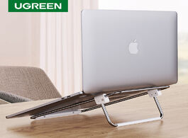 Foto van Computer ugreen notebook stand height adjustable laptop for macbook pro portable holder support 17in