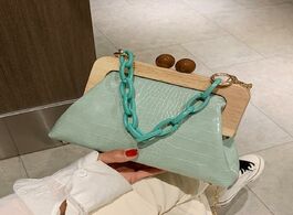 Foto van Tassen crocodile pattern chain tote bag 2020 new high quality pu leather women s designer handbag cl
