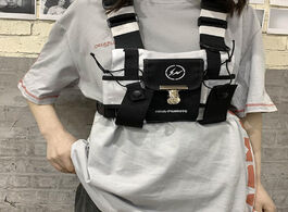 Foto van Tassen tide cool unisex chest rig bag tactical bags men fashion bullet hip hop vest streetwear funct