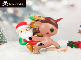 Foto van Speelgoed unicorn family blind box tokidok christmas series season 1 doll birthday toy gift authenti