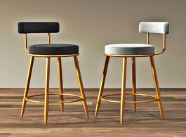 Foto van Meubels markdown sale nordic light luxury bar chair home backrest dining high modern minimalist coff