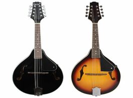 Foto van Sport en spel irin 8 string basswood mandolin musical instrument with rosewood steel stringed adjust