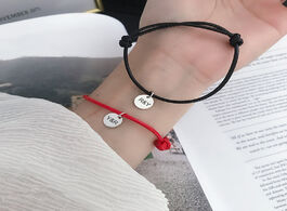 Foto van Sieraden custom lucky name bracelet women personalized engraving 12mmround tags letter stainless ste