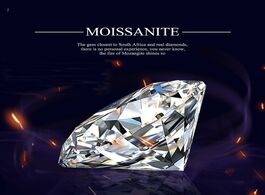 Foto van Sieraden szjinao real loose stone moissanite diamond 9mm 3ct d color vvs1 undefined gemstone round e