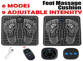 Foto van Schoonheid gezondheid electric ems foot massager pad feet muscle stimulator massage mat improve bloo