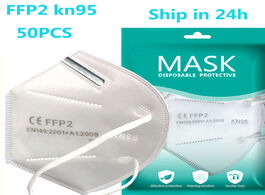 Foto van Beveiliging en bescherming mask ffp2 protective mascarillas 5 layers mascarilla kn95 filter ffpp2 1p