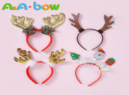 Foto van Baby peuter benodigdheden christmas headband reindeer xmas tree headwear hair band decorations child