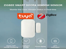 Foto van Beveiliging en bescherming tuya smart zigbee wifi door sensor open closed detectors compatible with 