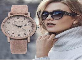 Foto van Horloge new fashion watch women vintage casual ladies wrist leather band quartz watches female clock
