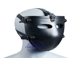 Foto van Beveiliging en bescherming nij iiia aramid bulletproof mask black half face ballistic rated ballsiti