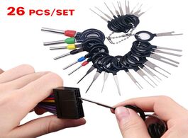 Foto van Auto motor accessoires 26pc car terminal removal tool wire plug connector extractor needle puller re