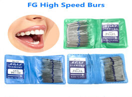 Foto van Schoonheid gezondheid 50pcs bag dental diamond fg high speed burs for polishing tc series polishers 
