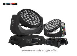 Foto van Lampen verlichting fast shipping led wash zoom moving head light 36x18w rgbwa uv 6in1 touch screen l