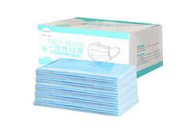Foto van Beveiliging en bescherming 50pcs box disposable face mascarillas anties dust surgicals filter earloo