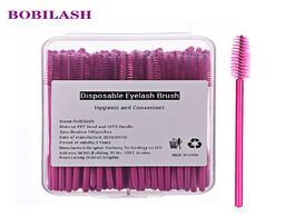 Foto van Schoonheid gezondheid 100pcs box disposable eyelash brushes makeup protable mascara wands applicator