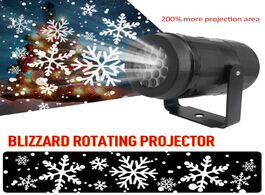 Foto van Lampen verlichting christmas snowflake laser light snowfall projector move snow outdoor indoor garde