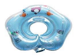 Foto van Baby peuter benodigdheden inflatable bath swimming neck float adjustable safety aids circle ring acc