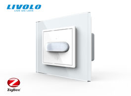 Foto van Elektrisch installatiemateriaal livolo eu standard zigbee smart wifi human induction touch sensor in