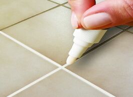 Foto van Huis inrichting 2020 tile marker repair wall pen white grout odorless non toxic for tiles floor and 