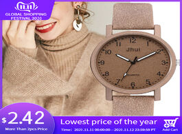 Foto van Horloge top brand women s watches fashion leather wrist watch ladies clock gift zegarek damski reloj