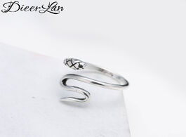 Foto van Sieraden dieerlan personality 925 sterling silver snake rings for women engagement jewelry girls chr