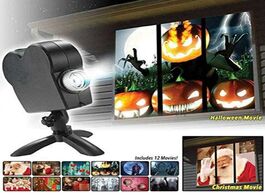 Foto van Lampen verlichting christmas halloween laser projector 12 movies disco light mini window home theate