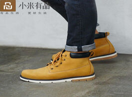 Foto van Huishoudelijke apparaten xiaomi youpin qimian cowhide men boots casual shoes waterproof non slip rub