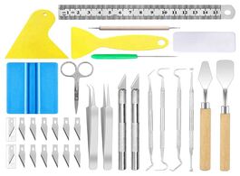 Foto van Gereedschap 38pack craft weeding tools set vinyl tool kit for cutting splicing