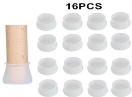 Foto van Meubels 8 16pcs furniture chair leg silicone cap pad protection table feet cover floor protector non