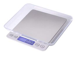 Foto van Huis inrichting digital kitchen scale 3000g 0.01g small jewelry food gram weight and ounces