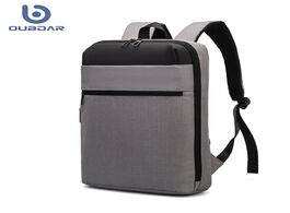 Foto van Tassen oubdar ultralight backpack slim laptop men 15.6 inch office work women business bag unisex th