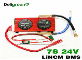 Foto van Elektronica smart bms 7s 80a 100a 120a lincm battery for 29.4v pack with bluetooth can communicatio 