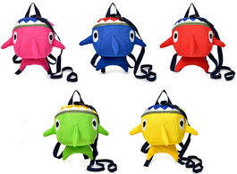 Foto van Baby peuter benodigdheden cute animal plush backpack toy anti lost leash cartoon shark children trav