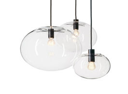 Foto van Lampen verlichting nordic industrial transparent pendant lights glass ball indoor lighting restauran
