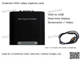 Foto van Huishoudelijke apparaten vga2usb external vga video capture card computer monitor usb data notebook 