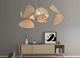 Foto van Lampen verlichting simplicity chandelier southeast asia living room lighting dining creative leaf gr