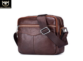 Foto van Tassen bullcaptain shoulder bag for men casual messenger bags business office small and medium bages