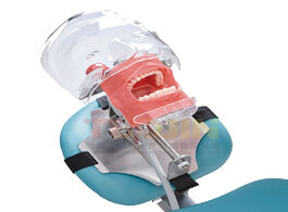 Foto van Schoonheid gezondheid head model dental simulator the can be installed on pillow of chair it is used
