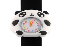 Foto van Horloge lively cute adorable cartoon gel unisex children quartz kids strap wrist watch unique patter