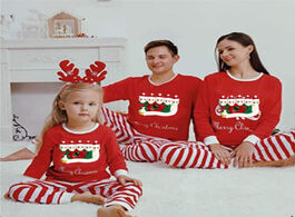 Foto van Baby peuter benodigdheden 2020 family matching outfit clothing christmas pajamas set xmas adult kids