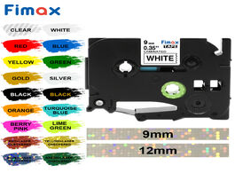 Foto van Computer multicolor tze 221 tze221 9mm compatible for brother p touch label printers tape tze231 tz 