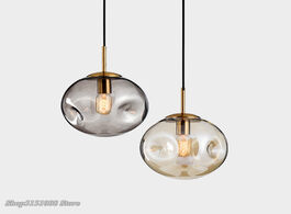 Foto van Lampen verlichting modern glass ball pendant light nordic led lamp living room dining bedroom kitche