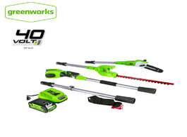 Foto van Gereedschap new arriaval greenworks 20302 g max 40v 8 inch cordless 2in1 pole saw and hedge trimmer 