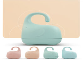 Foto van Baby peuter benodigdheden portable pacifier box dustproof cute elephant shaped snack travel storage 